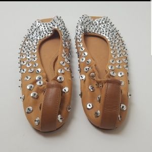 Miss Albright leather flats shoes size 7